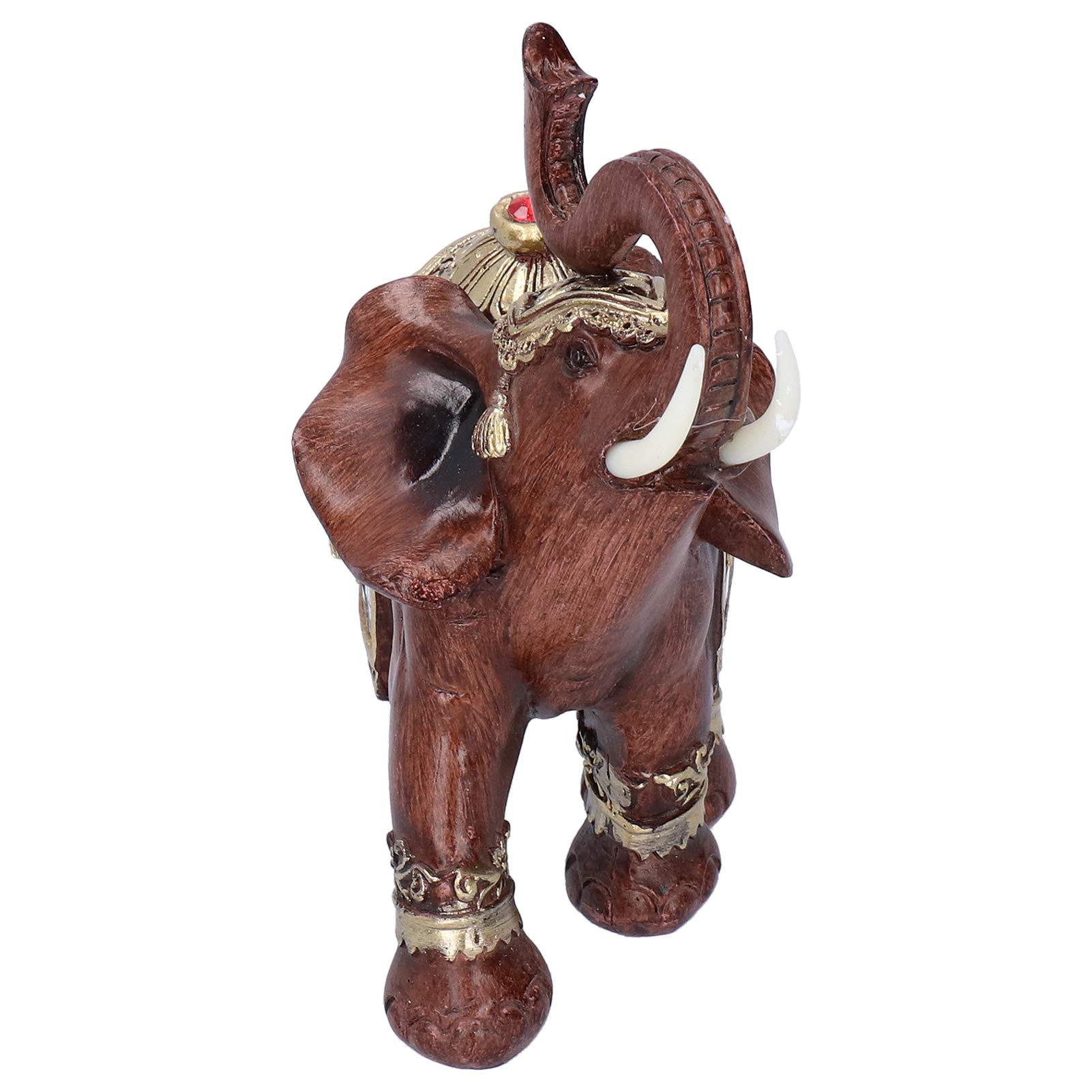 Elephant Statue, Feng Shui(Top red large 16.5 * 8 * 16cm)