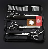 Vista 7 de Purple Dragon 7.0 pulgadas Rhinestone Decoración 3PCS Pet Grooming Tijeras Perro Corte y adelgazamiento Tijeras Set