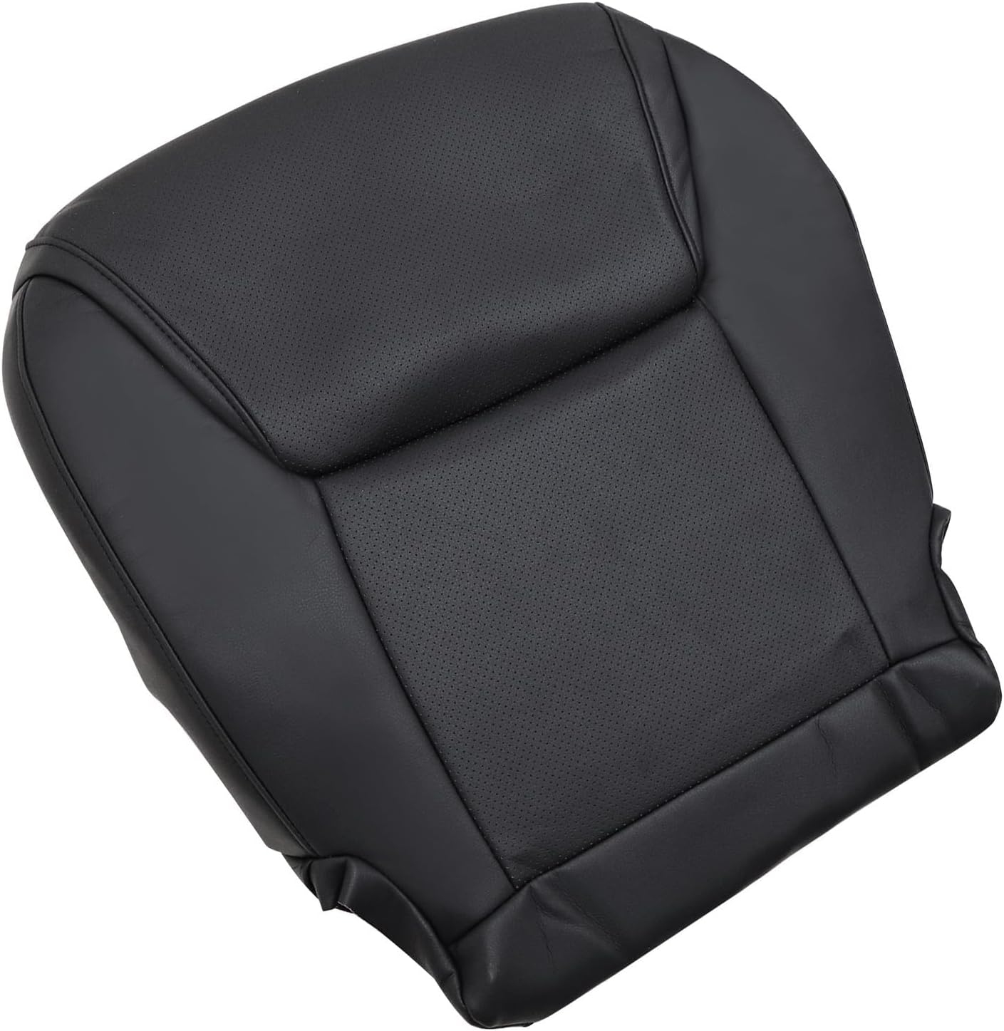 SecosAutoparts Front Left Driver Bottom Lower Replacement Leather Seat Cover Light Tan Compatible with Lexus Lx570 2008 2009 2010 2011 2012 2013 2014 2015