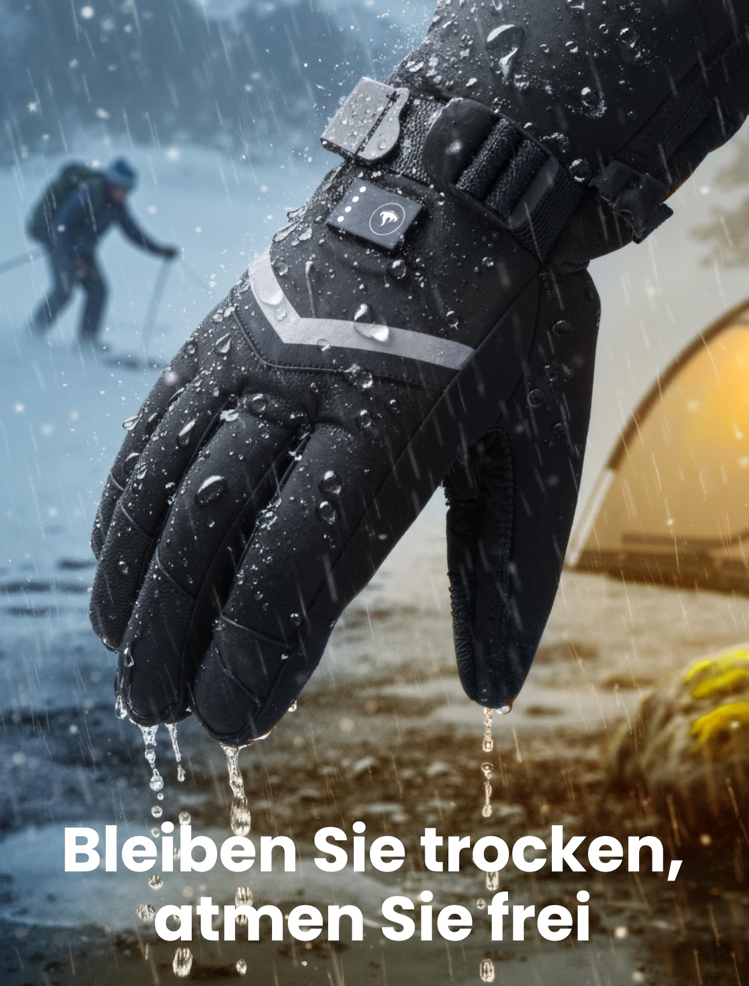 Beheizbare Handschuhe für Herren Damen