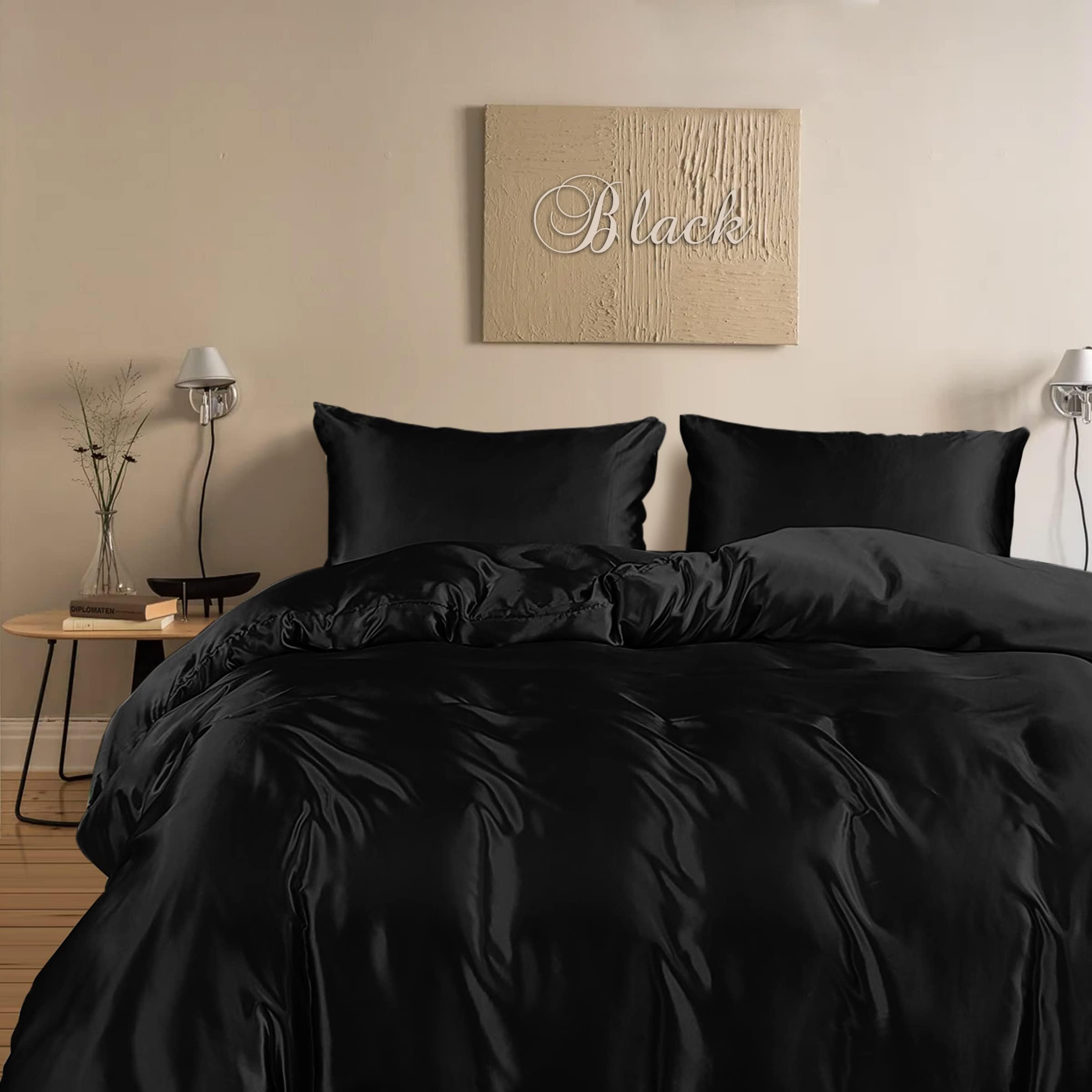 Linenwalas Set Copripiumino In 100% Bambù Naturale, 3 Pezzi, Con