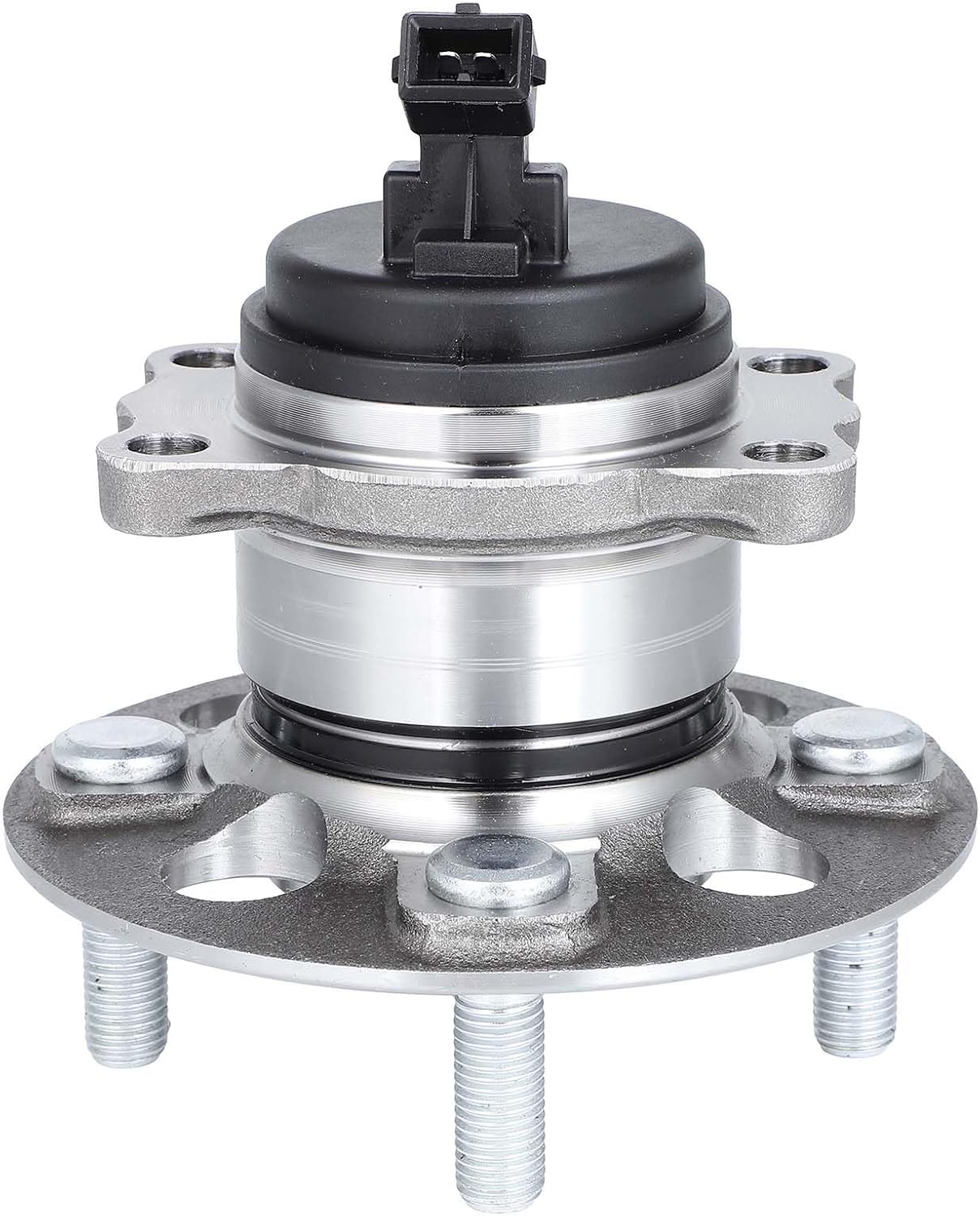 2PCS Rear Wheel Bearing and Hub Assembly 5 Lugs Bolts Has ABS with tegral Sensor Compatible with for Kia Rio 2018-2021, for Hyundai Accent 2018-2022, Replace 512655