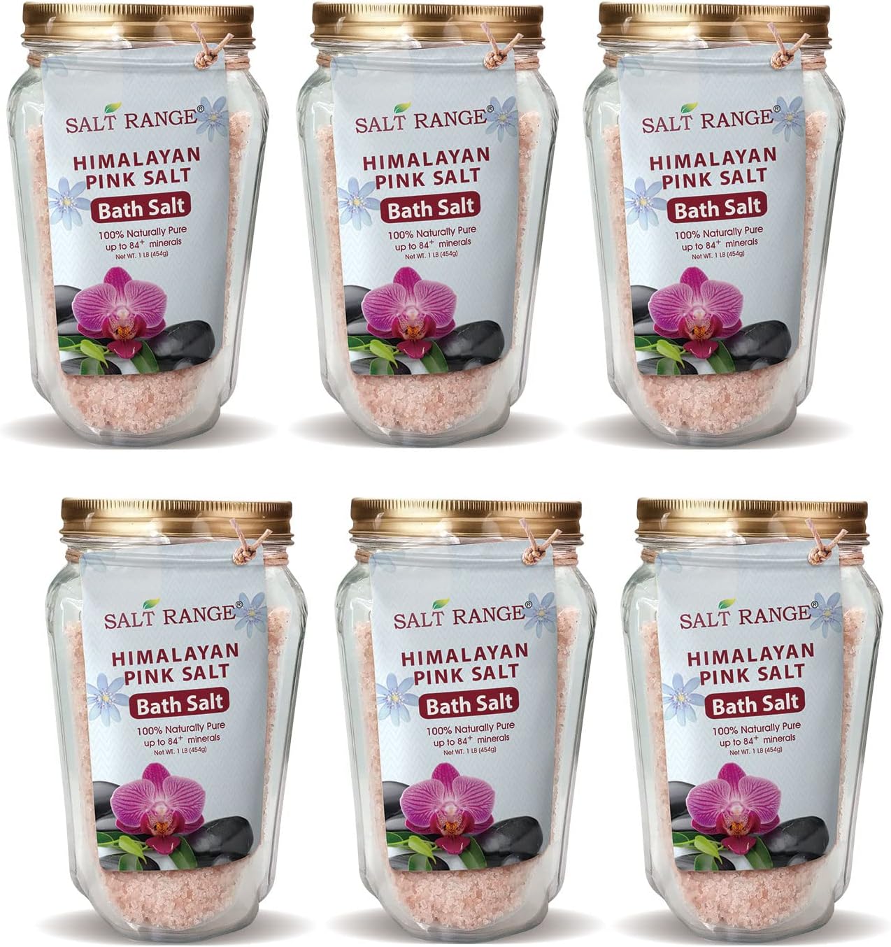 Amazon.com: Natural Solution Bath Salt 1lbs Bag Each, 100% Pure Can be ...