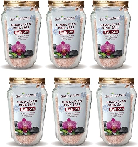 Miniatura 9 de Natural Solution Remojo corporal de sal rosa con naranja sanguina, alivio orgánico para articulaciones y músculos, 3 libras