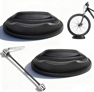 2 unidades de soporte para rueda delantera de bicicleta, bloque elevador con cierre rápido, accesorio para entrenamiento de bicicleta de interior, soporte