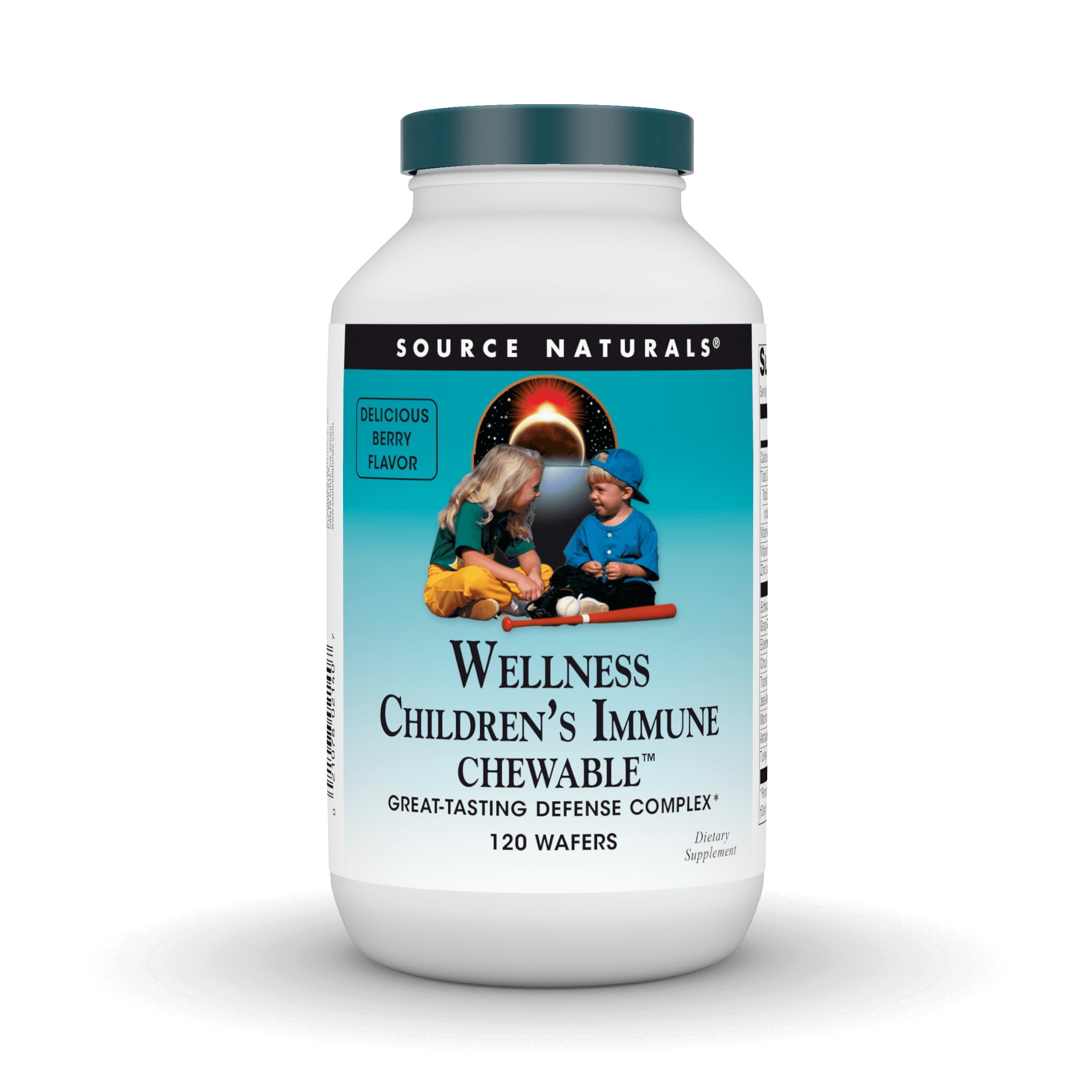 Wellness Children's Immune Chewable, Great-Tasting Defense Complex, Berry Flavored* - 120 Wafers