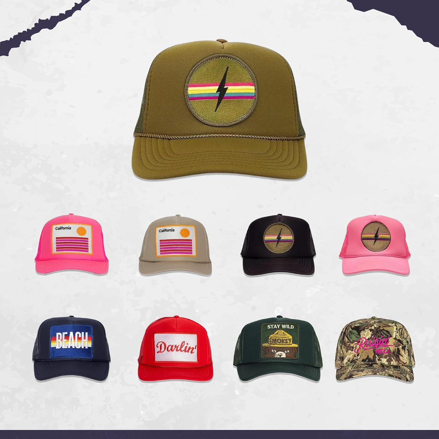 Friday Feelin' Trucker Hat Women Men Baseball Caps Gift Women's USA Trucker Hats Caps Baseball Hats All Occasions - One Size