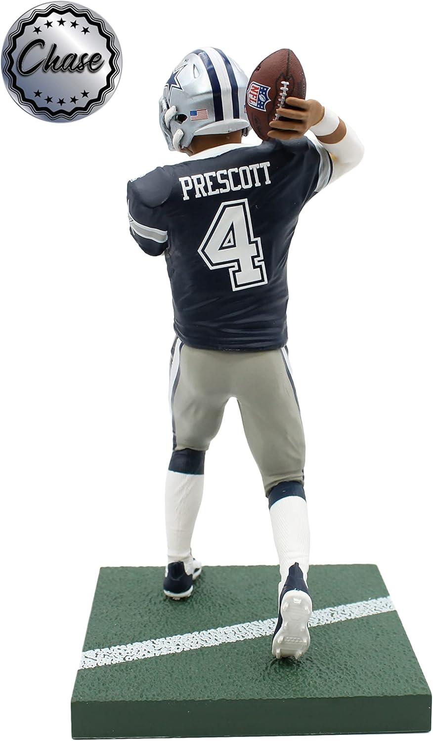 Imports Dragon Dak Prescott (Dallas Cowboys) CLARKtoys Exclusive NFL 6" Chase Fig