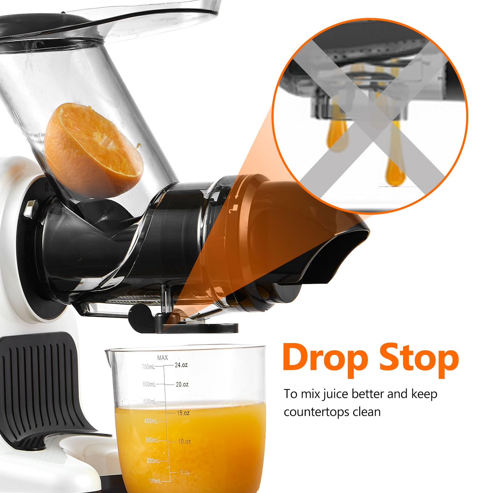 Amzchef Sapcentrifuge met grote vulschacht van 80 mm - 150 - Vergelijk