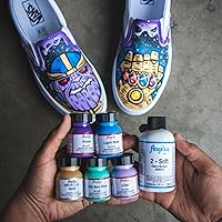 Vista 5 de Angelus Pintura acrílica para cuero lila 1oz