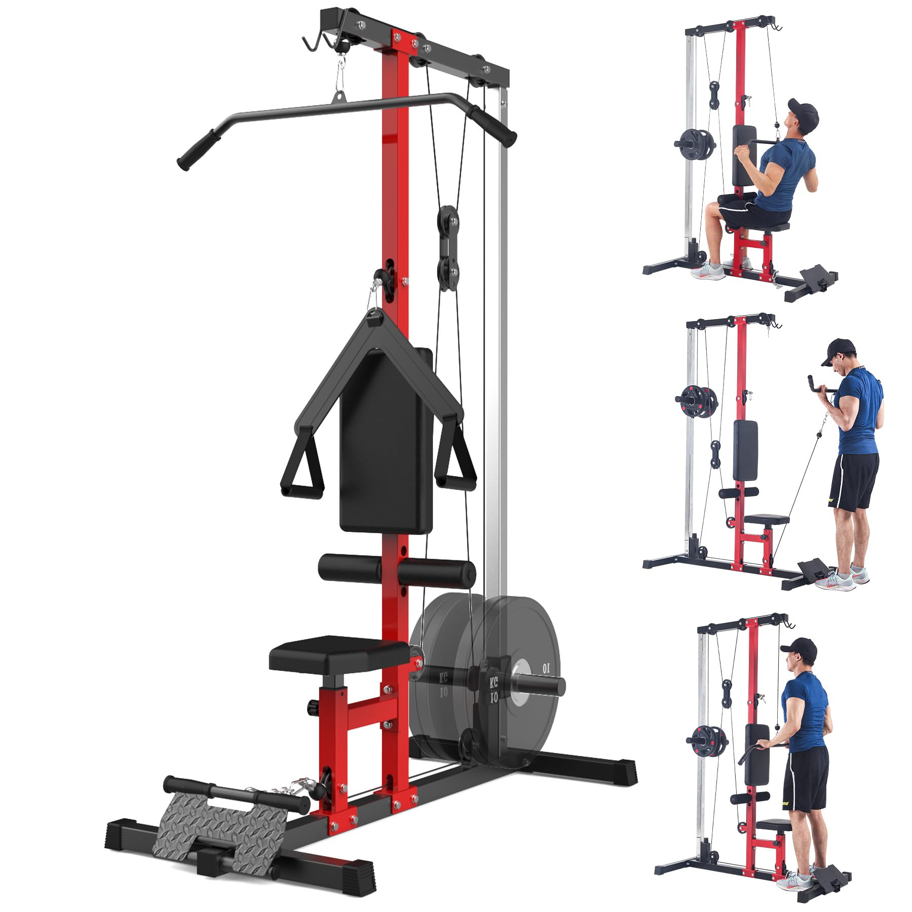 Low Row Machine Multi Gym Lat Pulldown Machine LAT Pulldown