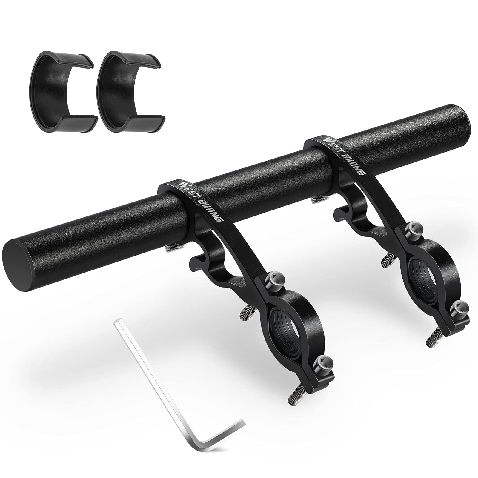 25mm Bicycle Handlebar Extender Alloy Bracket for 18-35mm Handlebar Extension Aluminium Alloy/Carbon Fibre