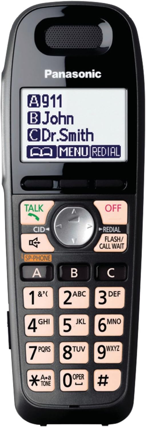 PANASONIC KXTGA659T DECT 6.0 Plus Cordless Amplified