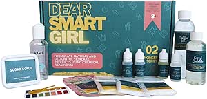 | Cosmetic Engineering Activity Kit | DIY Hand Soap and Scrub | Confidence & Knowledge Building | Gift for Girls Ages 6-12 | 1 STEM Kit