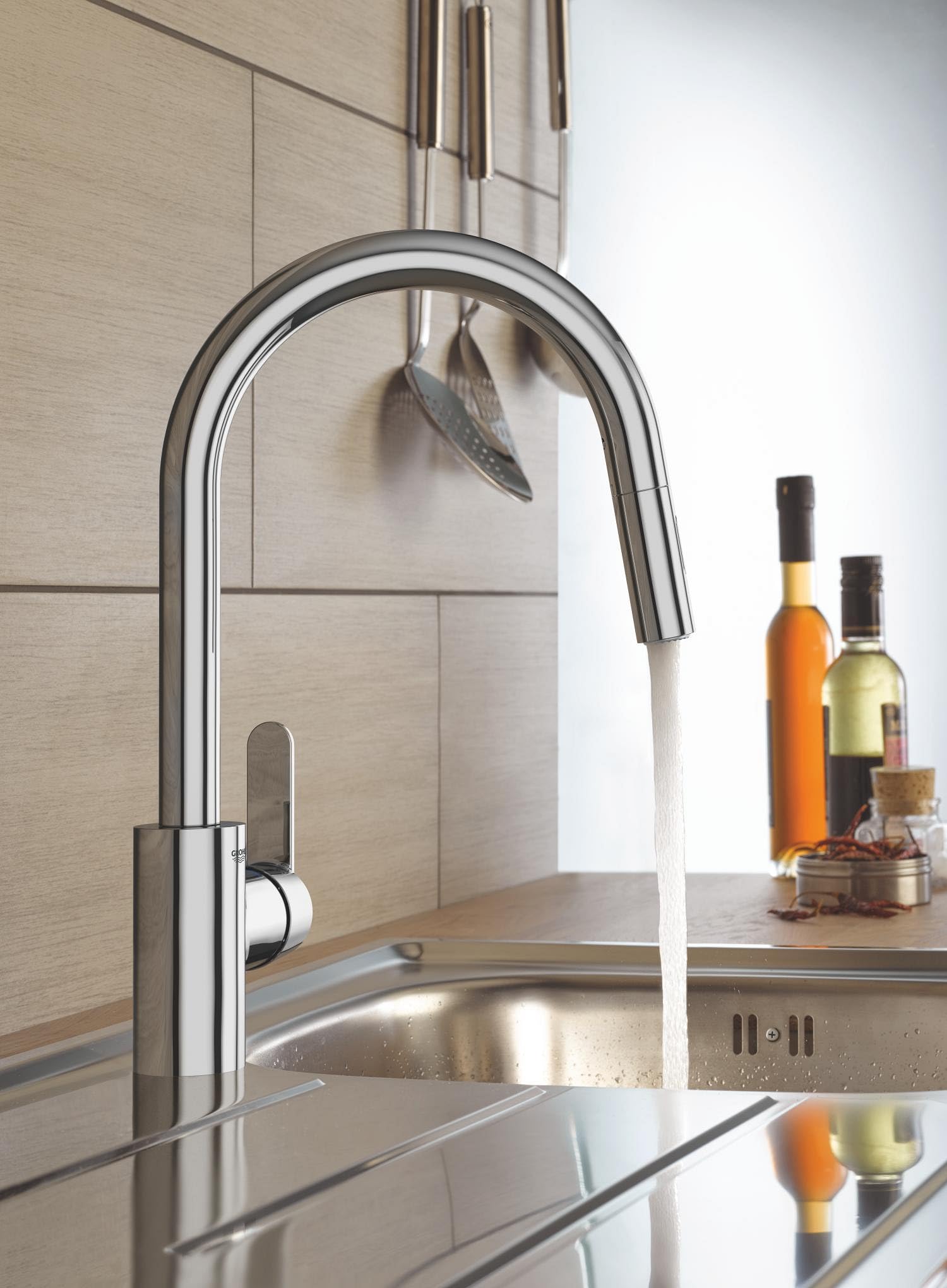 Grohe Get Rubinetto Miscelatore Monocomando per Lavello, 31484001
