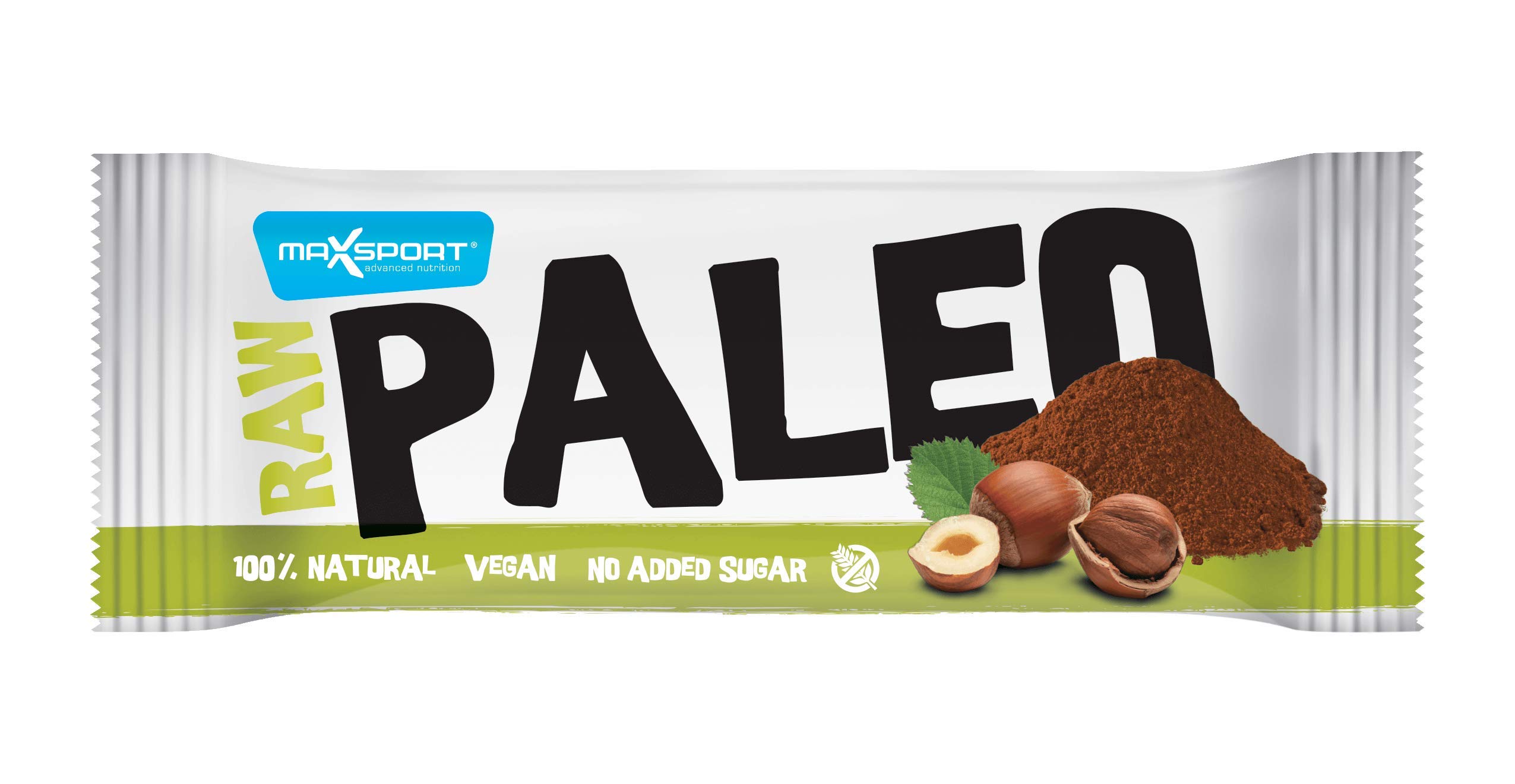 Maxsport Nutrition Raw Grezzo Paleo Vegan glutine libero Proteina crudité chiavistello - Plant Proteina, Coconut oil, Chia seeds, 20 x 50g Mix Box