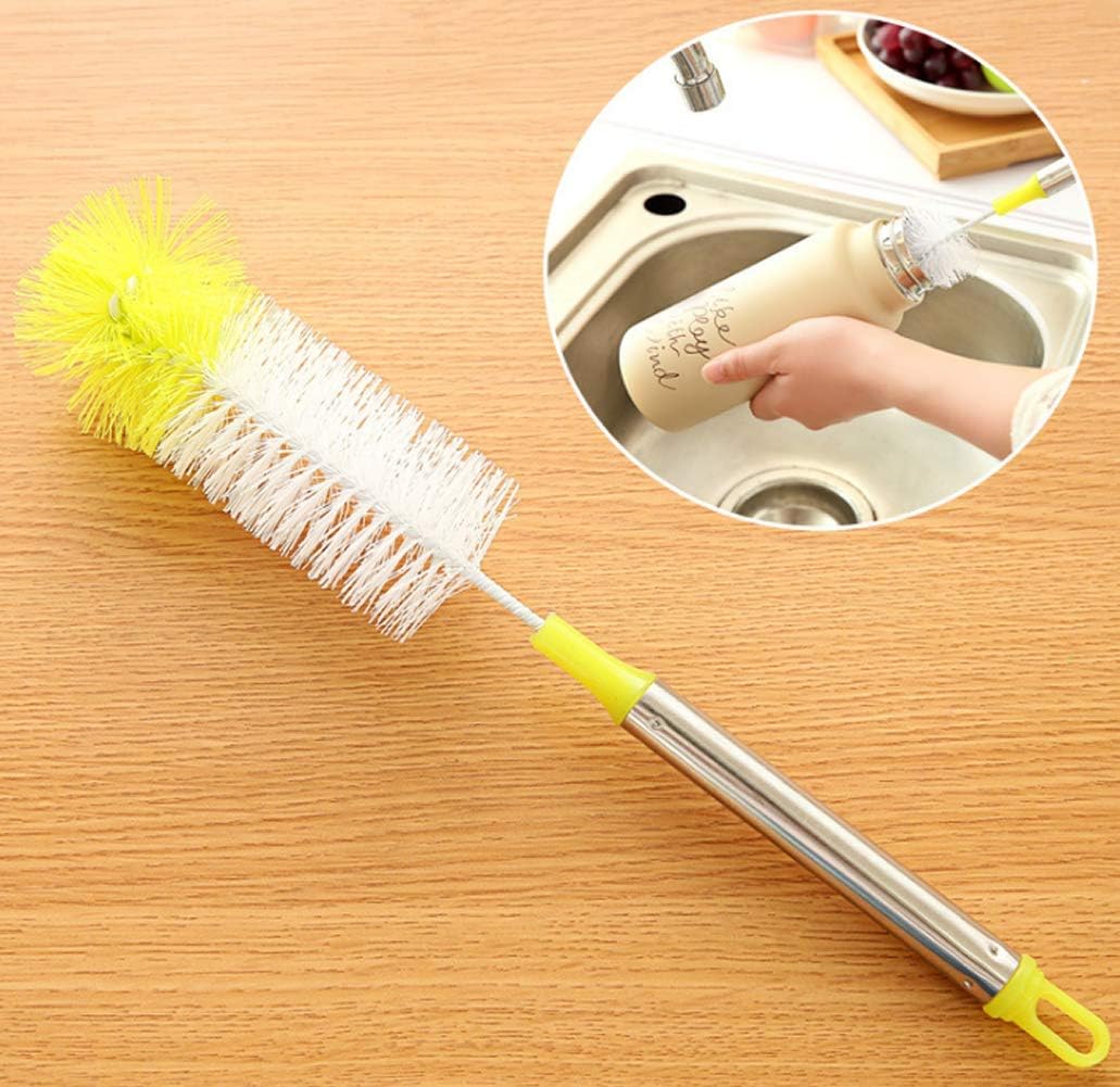 Dusenly Bendable Long Handle Bottle Cup Cleaning Brush Milk Bottle