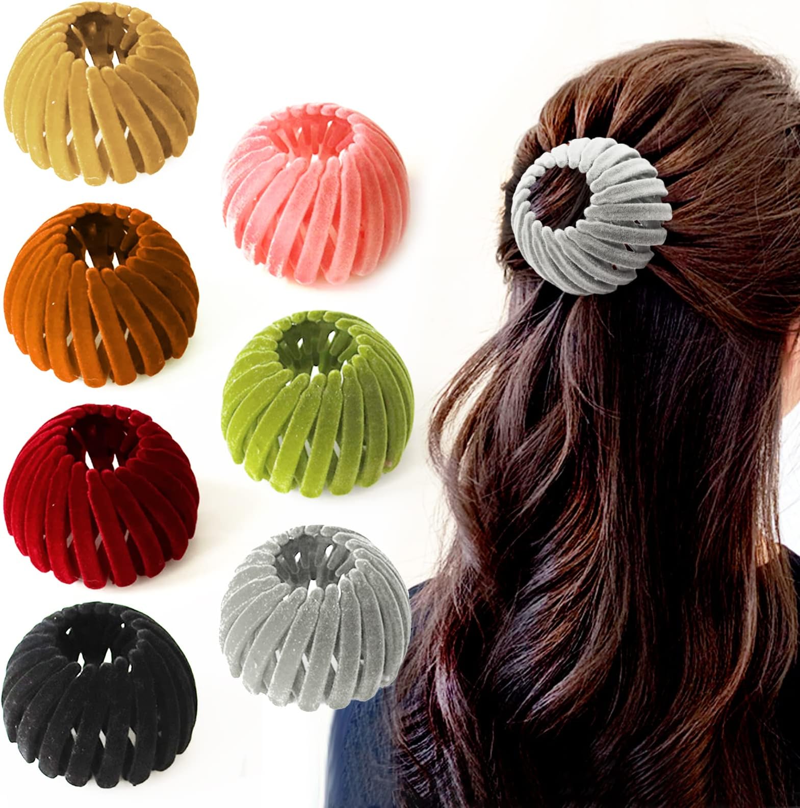 Sizobi 7 PCS Bird Nest Magic Hair Clip,Hair Accessories