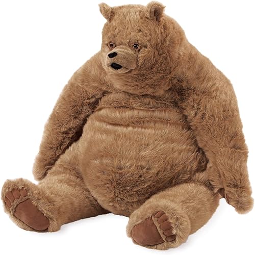 Miniatura 2 de Manhattan Toy Kodiak Bear Jumbo 40" Huggable Animal de peluche y decoración de habitación de felpa para 4 años en adelante