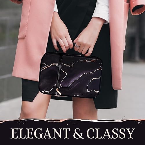 Miniatura 6 de Scheuer Brand Funda para la Biblia para mujer de 8.5 x 11 x 2.4 pulgadas, funda negra de la Biblia para hombres, funda de la Biblia de piel