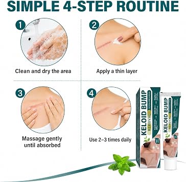 Scar Cream & Silicone Scar Gel, Medical Grade Formula to Soften, Flatten and Fade Appearance of Scars, Fast-Drying & Non-Sticky Advanced Scar Management, 20g