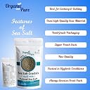 Organic and Pure Sea Salt Crystals (Arabian/Indian) | Samundari Namak Sabut | Non-Iodised | for Cooking/Baking/Scrub/Vastu | Unrefined & Chemical Free| Pure Organic 100g gallery image