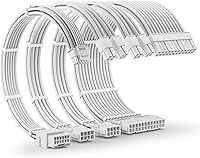 Vista 1 de Kit de cables de extensión PSU AsiaHorse 12VHPWR para serie RTX 50/40, kit de extensión de cable Pcie 5.0 de 16AWG, cable trenzado suave de 16 pines