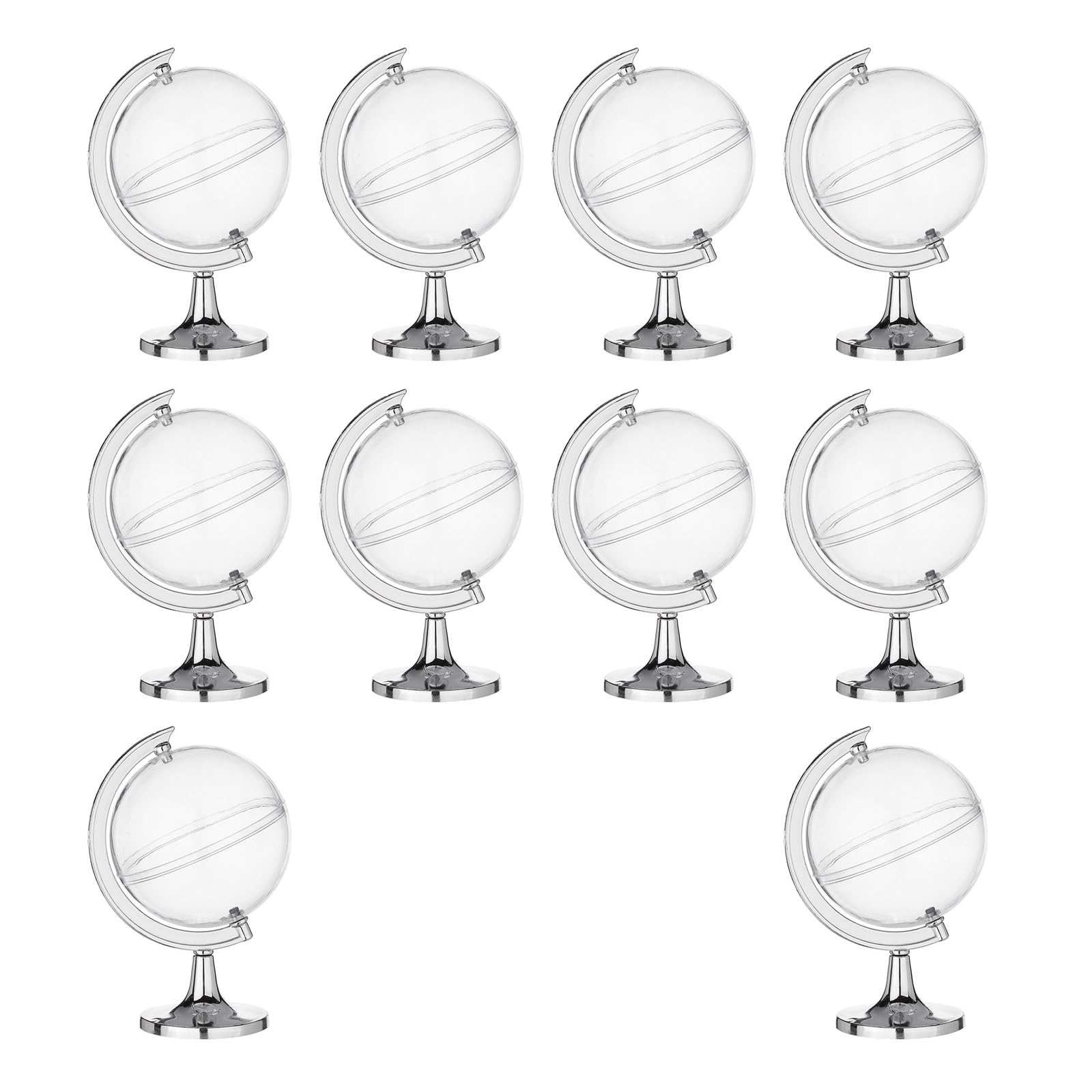 ZBIianxer 10 Pieces Miniature Globes Candy Containers Creative Boxes Perfect for Festival Celebration Creative Jar