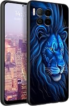 for T-Mobile Revvl 7 Pro Soft TPU Case,Slim Fit Anti Scratch Non-Slip Shock Absorption Protective Cover for Revvl 7 Pro-Blue Lion