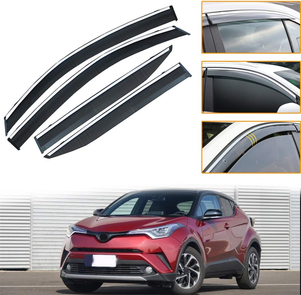 for Toyota CHR 2018 Car Window Visors Rain Guard Vent Visor