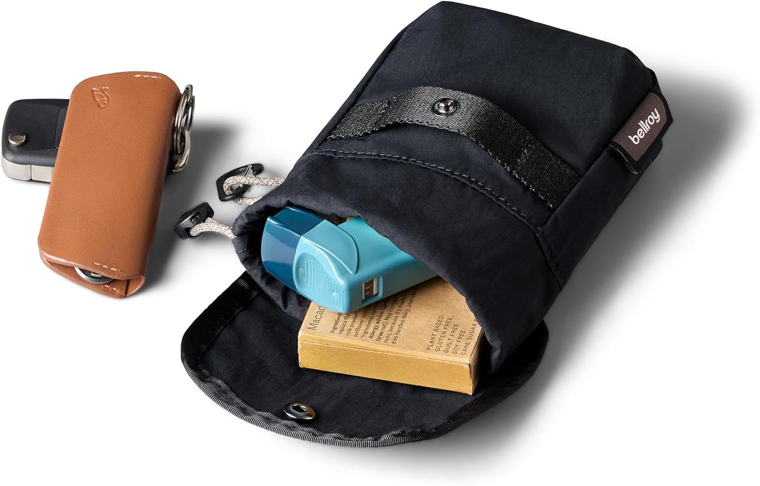 Bellroy Cinch Pocket (Pocket Organizer, for Sorting Your Coins, Makeup and More) - Black