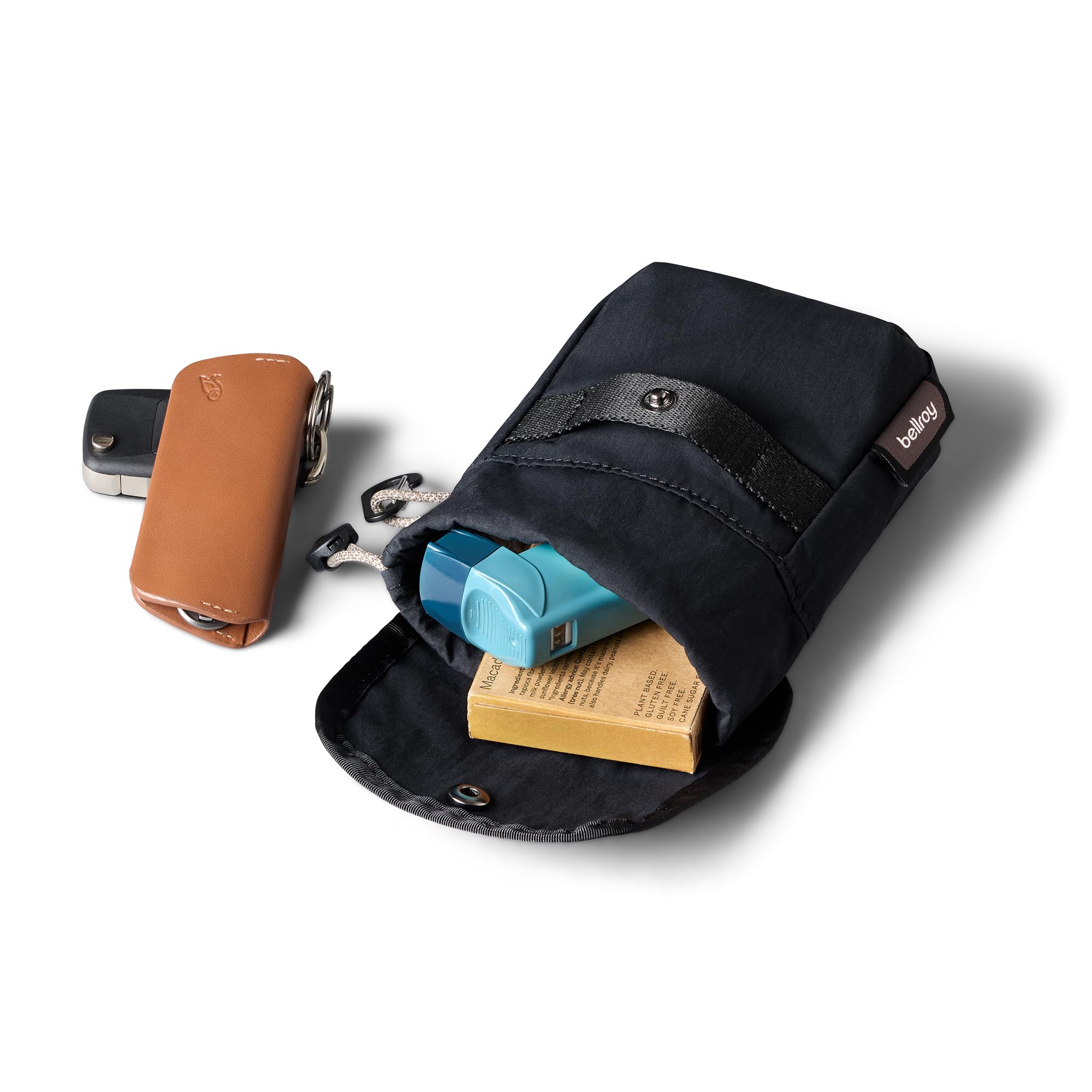 Bellroy Cinch Pocket (Taschenorganizer zum Sortieren von Münzen, Make-up und mehr) - Black