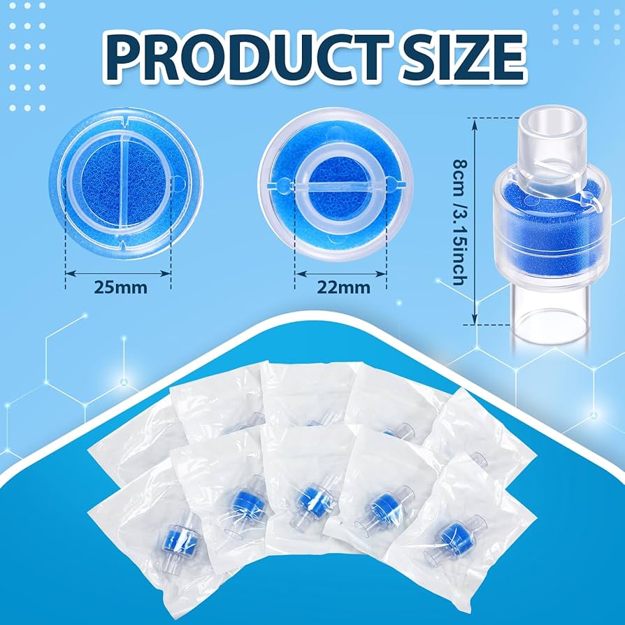 hmhページ Amazon.com: Qualirey 20 Pcs HME Heat Moisture Exchange