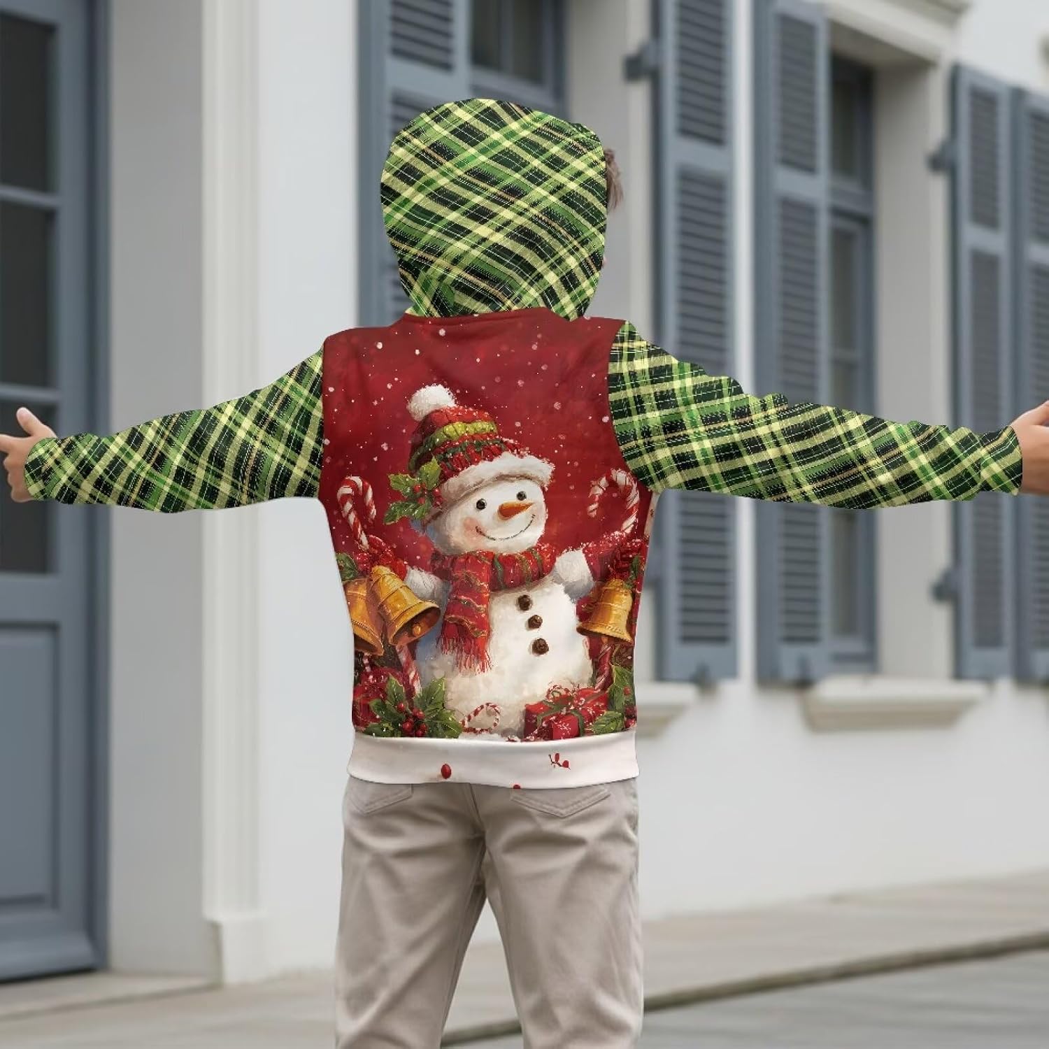 Girls Boys Zip Up Hoodies With 2 Pockets Kids Casual Sweatshirts Fall/Winter Jacket Clothes 6-14 Years