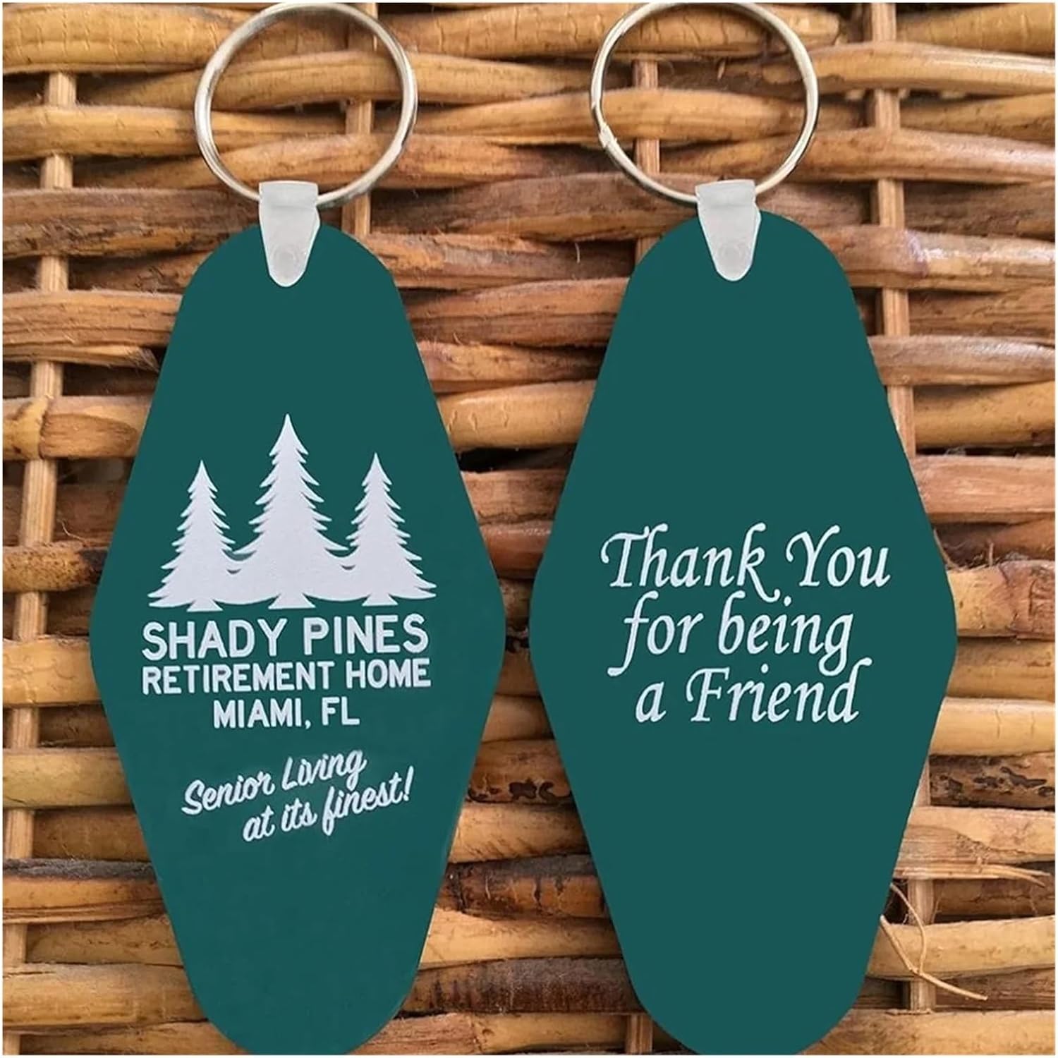 hotel keychain 32pcs Sublimation Blank Hotel Motel Keychain printing Keychains For Diy