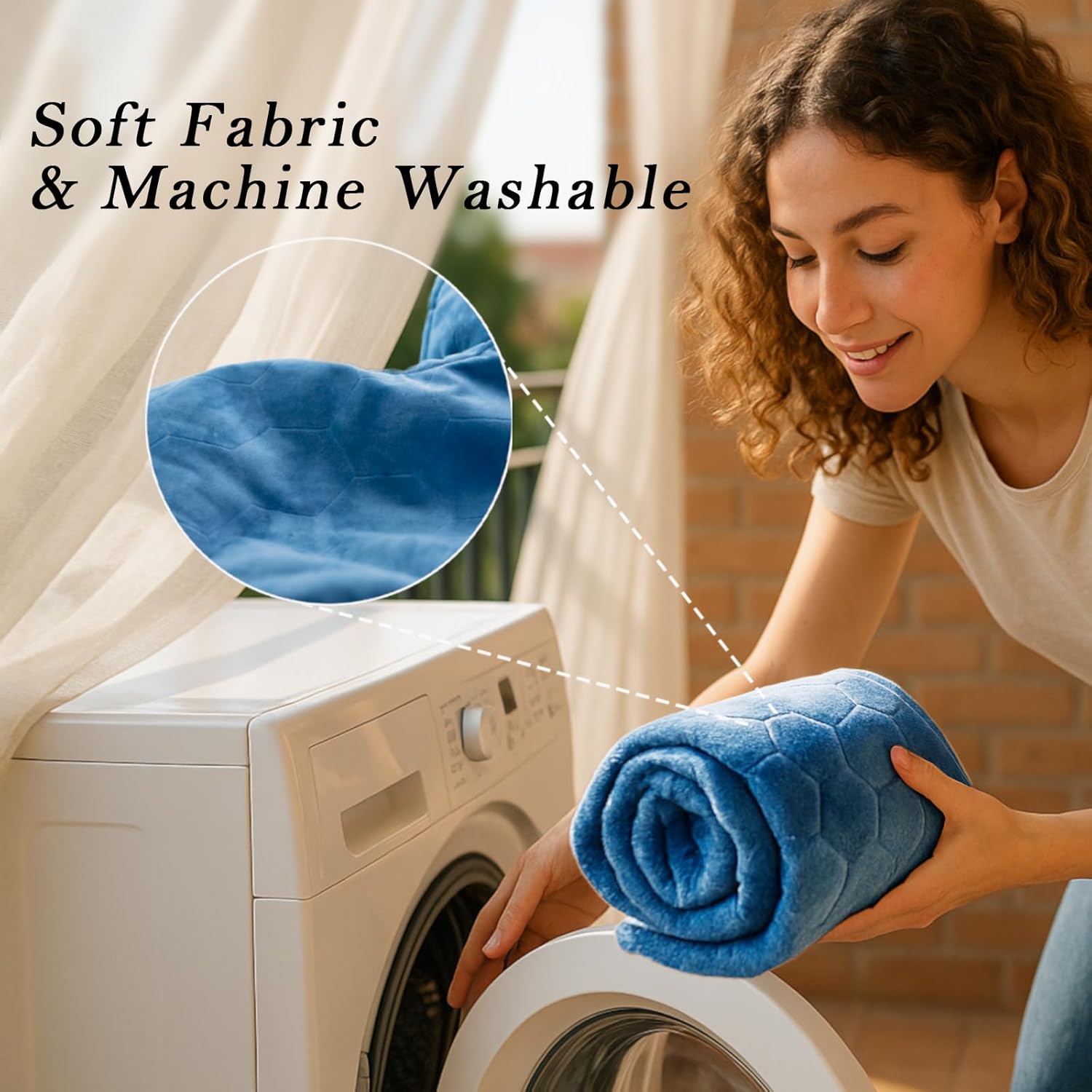 Nalax 30s Fast Heating Pad for Neck and Shoulders and Back, 6X Deeper Far Infrared Pain Relief, 8 Heat Settings Max 159℉, 4H Auto Off, Memory Function, Adjustable Strap, Valentine Gifts Women 24"x 20" - Image 8