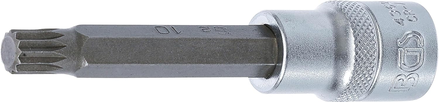 BGS 4362 | Bit Socket | length 100 mm | 12.5 mm (1/2") Drive | Spline (for XZN) | M10