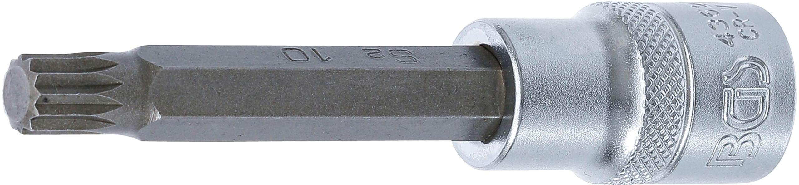 BGS 4362 | Bit Socket | length 100 mm | 12.5 mm (1/2") Drive | Spline (for XZN) | M10