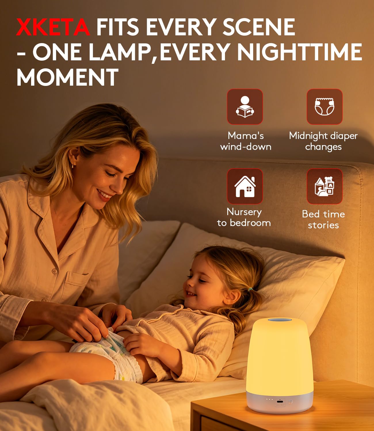 Amazon.com: XKETA Red-Light Night Light Baby: Pure 670nm Natural