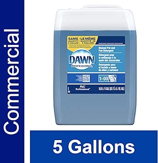 Dishwashing Liquid Soap Detergent by Dawn Professional, Bulk Degreaser Removes Greasy Foods from Pots, Pans and Dishes in Commercial Restaurant Kitchens,Regular Scent, 5 gal. - coolthings.us
