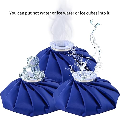 Miniatura 2 de Bolsas de hielo reutilizables para lesiones, botella de agua caliente, bolsa de agua caliente, bolsas de hielo recargables reutilizables para