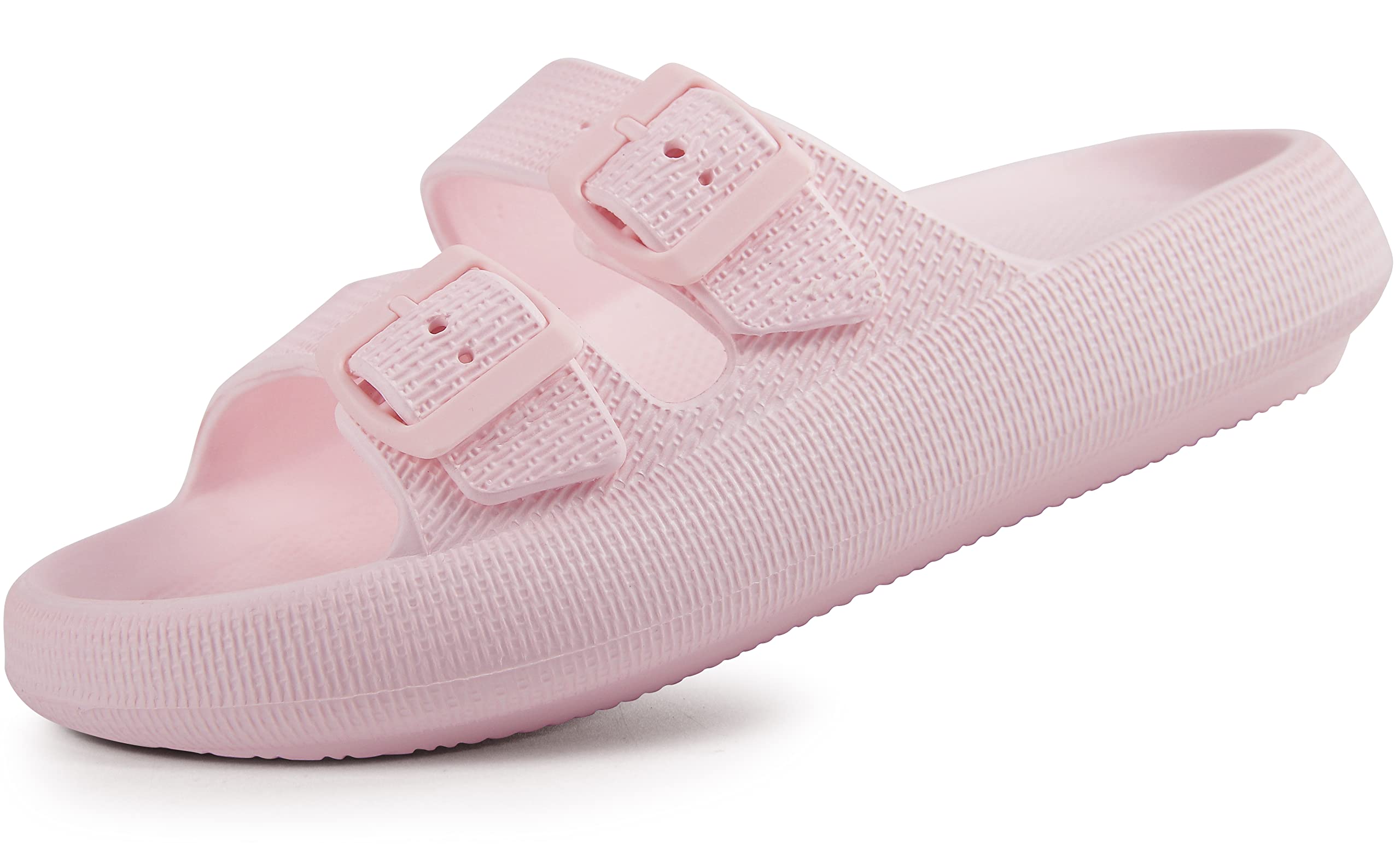 Cloud Slides for Women and Men - Pillow Slippers - Double Buckle Adjustable - EVA Flat Sandals