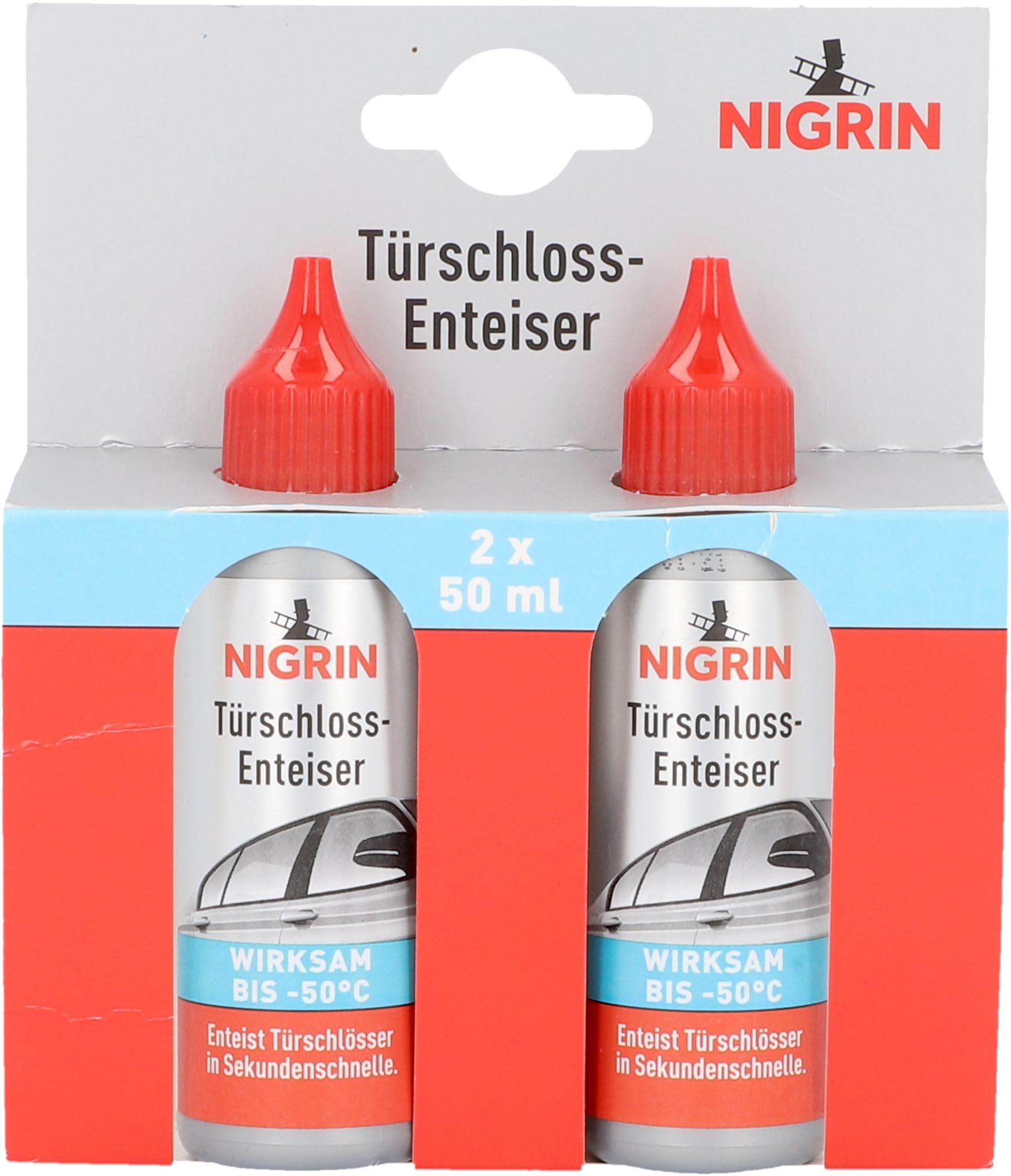 Nigrin 74047 Dégivreur de Serrure Voiture - 2x50ml