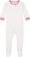 Vista 4 de Gerber Pijama con pies para bebés y niñas, paquete de 4