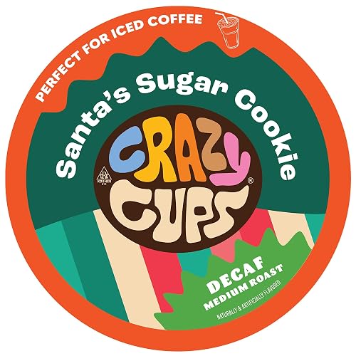 Crazy Cups Santa's Sugar Cookies DECAF 22ct