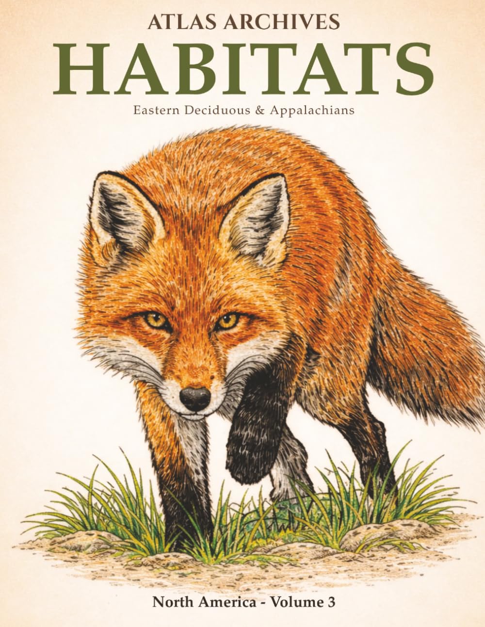 Atlas Archives: Habitats: Eastern Deciduous & Appalachians: A Realistic Coloring Field Guide with Species & Facts (Atlas Archives: Habitats — North America)