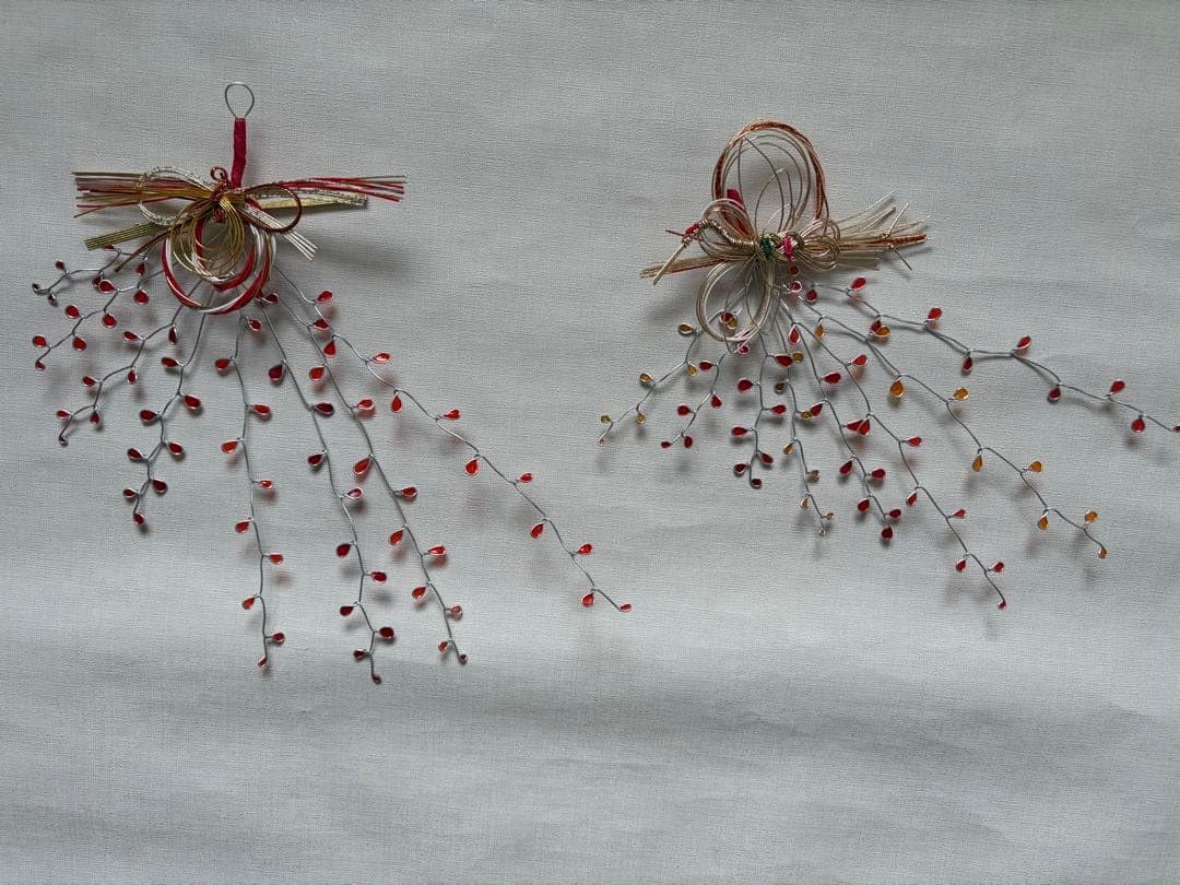 朝日に輝くお花畑 カルガモ親子の散歩 オイルパステル画 原画 海の風景 #37