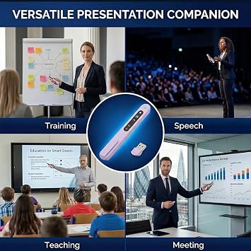 Presentation Clicker for PowerPoint, Wireless Slide Clicker USB