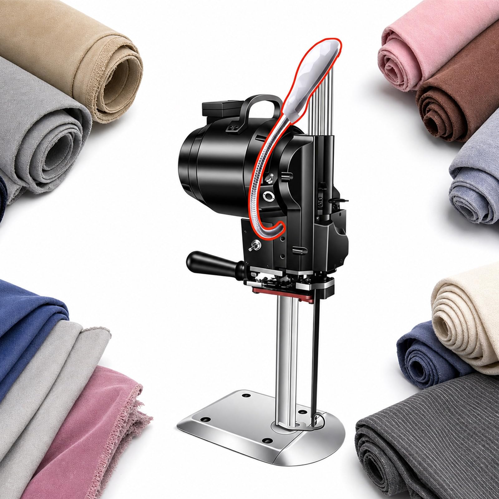 Utensili industriali per Il Taglio di Tessuti, Macchina da Taglio Tessuti per Uso intensivo, 6-inch