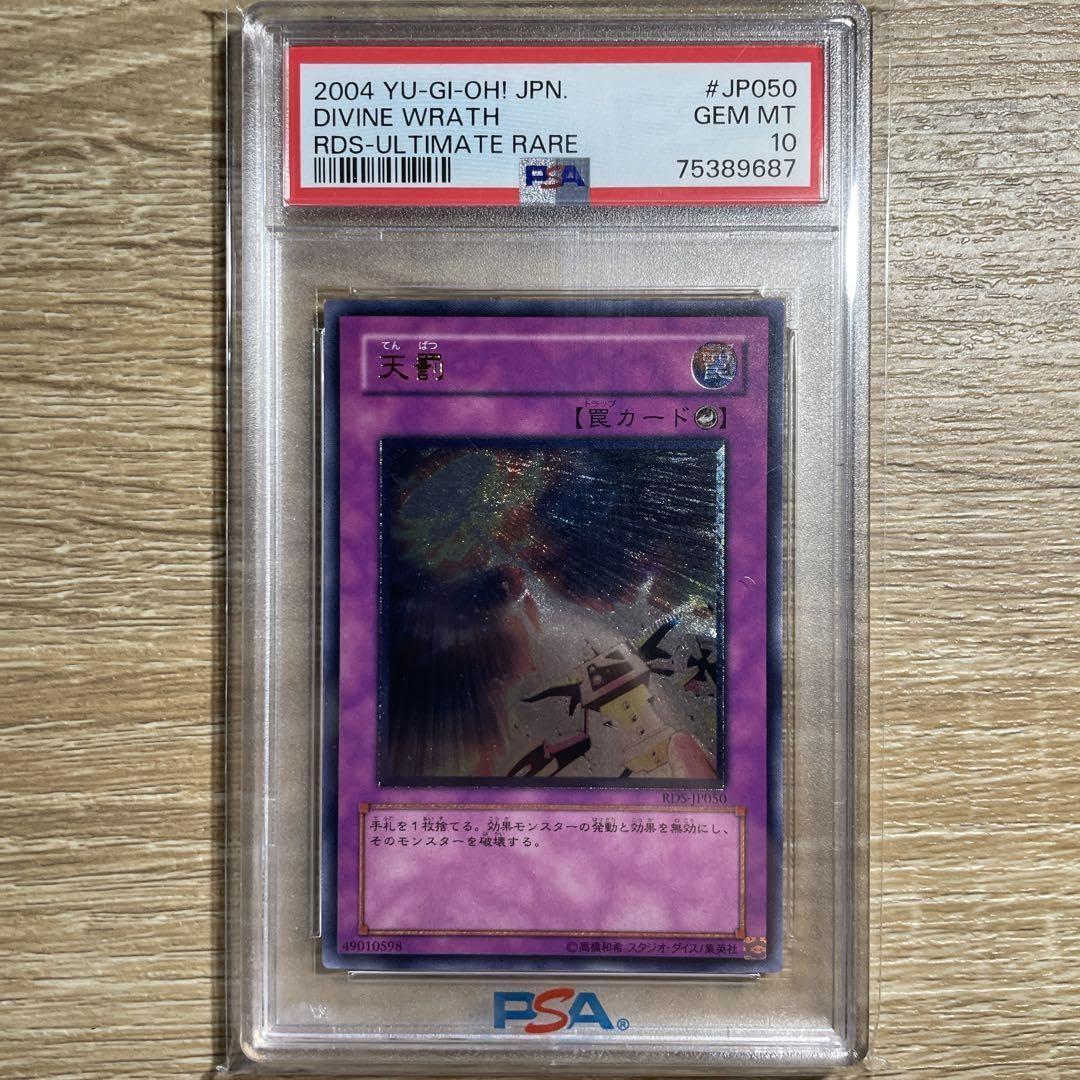 鑑定品PSA10】極美品天罰レリーフRDS-JP050